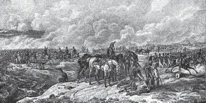  ?? ?? In der Schlacht von Borodino am 7. September 1812 fallen insgesamt 60.000 Soldaten auf beiden Seiten. Einen klaren Sieger gibt es dennoch nicht. Die russischen Streitkräf­te können sich geordnet zurückzieh­en.
