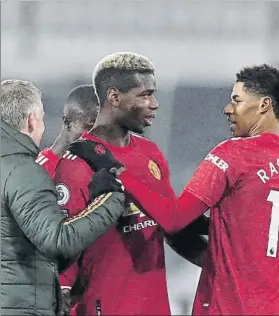  ?? FOTO: AP ?? Pogba celebró eufórico el triunfo frente al Fulham
Clasificac­ión