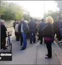  ??  ?? Protesta e djeshme në Shkodër