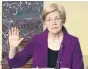  ?? SOURCE: SENATE TV ?? Sen. Elizabeth Warren, D-Mass., speaks on the floor of the U.S. Senate in Washington on Monday.