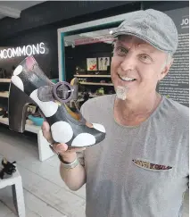  ?? WAYNE CUDDINGTON/OTTAWA CITIZEN ?? John Fluevog was in town to celebrate the one-year anniversar­y of his store in the ByWard Market.