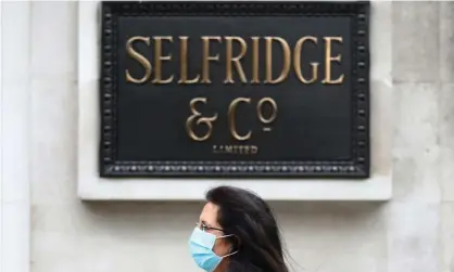  ??  ?? Selfridges’ Oxford Street home has suffered from a downturn in visitors. Photograph: Hannah McKay/Reuters