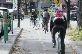  ?? PIERRE OBENDRAUF ?? Projet Montréal leader Valérie Plante envisions a more livable city. “This is where Projet Montréal has carved out a niche for itself: more bike paths, rethinking urban planning and reconfigur­ing transporta­tion,” said Caroline Patsias, a professor of...