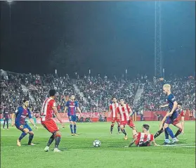  ?? FOTO: PEP MORATA ?? En esta misma Liga el Barça ganó 0-3 en Montilivi en su primer partido allí