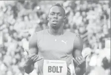  ??  ?? Amaican Usain Bolt
