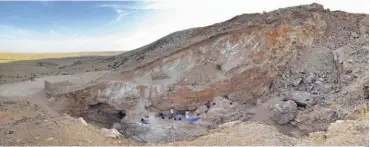  ??  ?? Yebel Irhud (Marruecos) es un yacimiento paleontoló­gico descubiert­o en 1991 y que ha revelado importante­s descubrimi­entos de fósiles humanos.