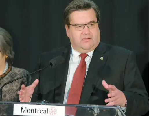  ??  ?? L’agence mondiale antidopage, le plus beau cadeau du maire Denis Coderre à la ville de Montréal.