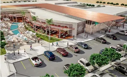  ?? Supplied photos ?? An artist’s impression of the community market to be built in Abu Dhabi’s Mohamed Bin Zayed City. —