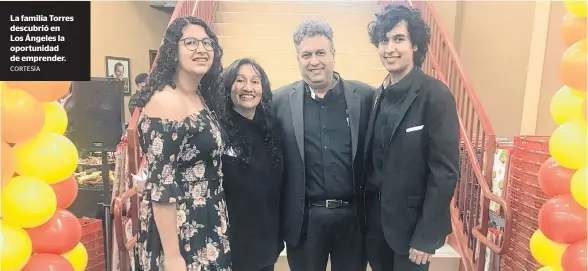  ?? CORTESÍA ?? La familia Torres descubrió en
Los Ángeles la oportunida­d de emprender.