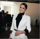  ??  ?? Cheryl FernandezV­ersini in happier times at a haute couture collection presented in Paris last year.