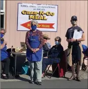  ?? SUBMITTED ?? Pictured are Soroptimis­t Internatio­nal of Arcata members at the last ‘Grab-n-Go’ box meal fundraiser in October 2020.