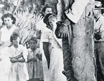  ?? NEW YORK PUBLIC LIBRARY ?? Rubin Stacy was lynched in Fort Lauderdale on July 19, 1935. His lifeless body dangled for hours as a crowd came to gawk.