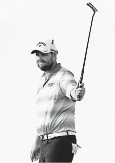  ?? BRIAN SPURLOCK, USA TODAY SPORTS ?? Marc Leishman won last weekend’s BMW Championsh­ip to move into fourth place in the standings.