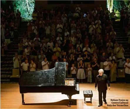  ?? Adriano Vizoni/Folhapress ?? Nelson Freire no Centro Cultural Baía dos Vermelhos