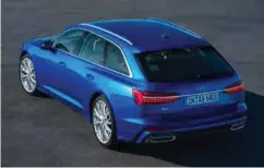  ?? FOTO: AUDI ?? Det er ikke vanskelig å kjenne igjen nye Audi A6 Avant fra dagens modell. Som vanlig fra Audi ligger endringene i teknikk, utstyr og litt på økt størrelse.