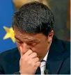  ?? PHOTO: REUTERS ?? Italian Prime Minister Matteo Renzi gestures during a media conference at Chigi palace in Rome, after losing a referendum on constituti­onal reform.