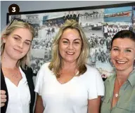  ??  ?? 1: Nikke Ritter, Debbie Martens, Alita Cobb, Shannon Taylor, with Taylah, 4, at Paddle in Pink 2019. 2: Bettina Deegan, Brooke McGarity, Hannah Couper, Jodie Sutherland and Renee Fry at Noosa Triathlon. 3: Grace Williams, Cathy Fraser and Tracy Russell of Tom Offermann Real Estate. 4: Carolyn Winkler and Brigid Clarke at Noosa alive! opening night.. 5: Tracey Harries, Michelle Platz, Sharon Edwards and Erica Vedelago at Noosa Food and Wine Festival 2019. 6: Noosa MP Sandy Bolton and her partner Ian 'Shoey' Shoebridge at Paddle in Pink 2019. 7: Rita Williams with her children Zaida,13, and Astrid,16, volunteer at Noosa Triathlon. 8: The team from Mr Drifter in Noosa Junction at Fortune Distillery's opening night. 9: Roslyn and Anthony Dow at Noosa alive! opening night.