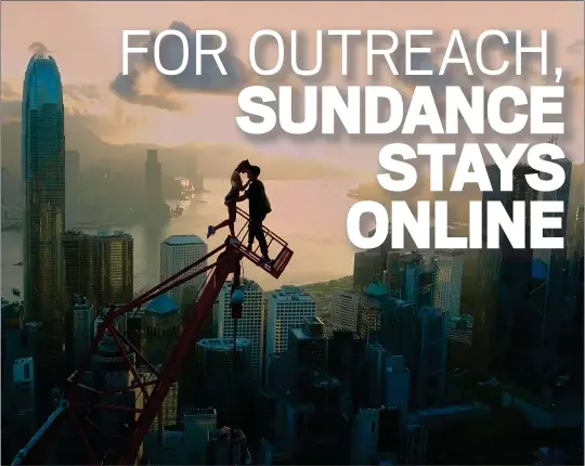  ?? COURTESY OF SUNDANCE INSTITUTE ?? “Skywalkers: A Love Story” is among the documentar­ies at the Sundance Film Festival, running through Jan. 28in Park City, Utah, and providing streaming of its movies online.