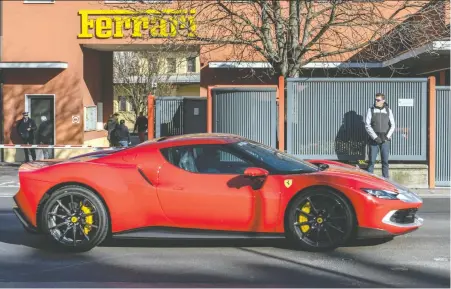  ?? FRANCESCA VOLPI/BLOOMBERG ?? Ferrari is seeing its profits soar as more buyers are willing to pay big money to customize their new luxury ride.