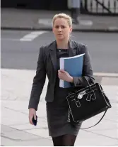  ??  ?? Defending solicitor, Ms Laura Spellman of McGovern Walsh Solicitors.