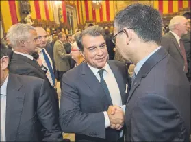  ?? FOTO: PERE PUNTÍ ?? Pacto en firme El recurso no frenará el pacto del Barça con la fiscalía