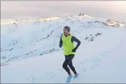  ??  ?? EN ALTITUD. Kevin López se ha entrenado 42 días en Sierra Nevada.