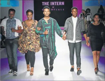  ??  ?? IT’S SEWN UP: Shot in the heart of Johannesbu­rg, we follow 12 contestant­s on their journey to becoming David Tlale’s next assistant designer. Catch Tlale’s ‘The Intern’ on SABC3 at 7.30pm