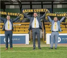  ?? ?? The new Nairn management team of, from left, Wayne MacKintosh, Ross Tokely and Alan Geegan.