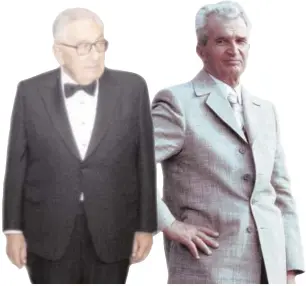  ?? // ABC ?? Henry Kissinger y Nicolae Ceaucescu