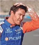  ??  ?? Scott Dixon is 29 points ahead of Alexander Rossi going into Sunday’s race.