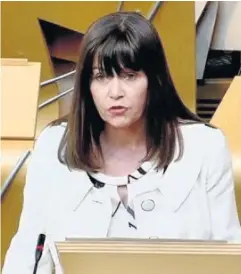  ??  ?? Parliament MSP Clare Haughey sets out her views on the budget