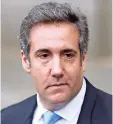  ??  ?? Michael cohen, abogado personal del presidente