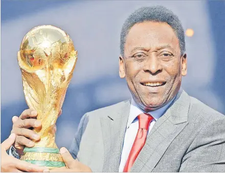  ?? Picture: CNN ?? The late Brazilian legend Pele.