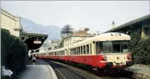  ?? (Photo F. Fenino/Photorail) ?? Un train en gare de Monaco – Monte-Carlo, en . Cette partie-là du tracé ferroviair­e ne sera souterrain­e qu’en .