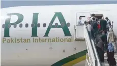  ?? — AFP ?? PIA had faced criticism for charging more than $1,200 for a one-way, 40-minute flight from Kabul to Islamabad.