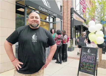  ?? AMY DAVIS/BALTIMORE SUN ?? Duff Goldman, founder of Charm City Cakes, has had a bakery in Los Angeles since 2012. “I love it, man. L.A.’s really fantastic. We get to do everything on a bigger stage,” he said.