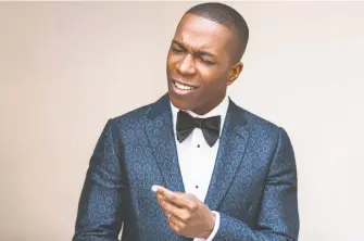 ?? Contribute­d photo ?? Leslie Odom Jr. played Aaron Burr in the original Broadway production of “Hamilton!”