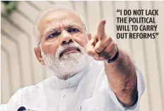  ?? PHOTO: PTI ?? Prime Minister Narendra Modi on Friday asked senior IAS officers to change their work ethic and mindsets