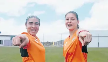  ?? CORTESÍA: CAPTURA DE PANTALLA ?? Ambas son mundialist­as con la Selección Mexicana Femenil Sub-20 en Canadá 2014