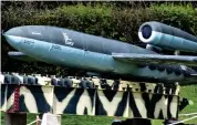 ??  ?? Same engine: A V-1 flying bomb