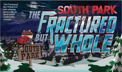  ??  ?? The Fractured But Whole is a role-playing game with an open world exploratio­n concept.