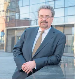  ??  ?? Professor Iain Gillespie will take up the role as principal and vice-chancellor at Dundee University in January.