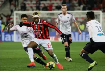  ??  ?? Allan Saint-Maximin a marqué son e but de la saison.