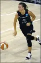  ?? PHELAN M. EBENHACK — AP ?? The New York Liberty’s Sabrina Ionescu played in only 2 1/2 games this year.