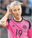  ??  ?? Lana Clelland
player, will get her first taste of competitiv­e action in a month’s time when the national side open their World Cup qualificat­ion bid in Belarus on October 19.
Clelland is likely to be in the squad for that game.