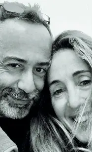  ??  ?? Fidanzati Luca Zanon e Silvia Maran, 49 e 47 anni