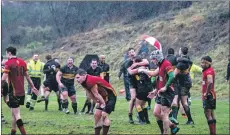  ??  ?? Joy for Lochaber at the final whistle.