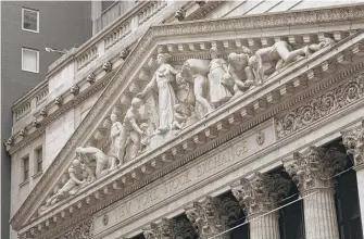  ?? MARK LENNIHAN/AP ?? The New York Stock Exchange is shown Tuesday. Stocks rebounded in the second quarter after experienci­ng their worst first quarter since 2008.