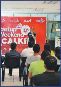  ??  ?? Se realiza el Startup Weekend en el Itescam Calkiní