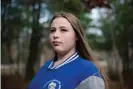  ??  ?? Jessica West, 16, in Holbrook, Massachuse­tts. Photograph: Kayana Szymczak/ The Guardian